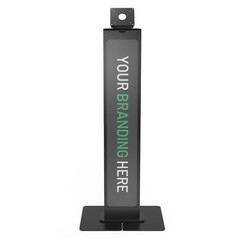 Фронтално черна стойка без дисплей Maclocks Brandable VESA Floor Stand