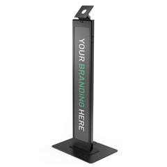 Черна стойка Maclocks Brandable VESA Floor Stand без дисплей