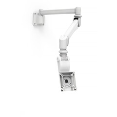 Maclocks Medical Monitor Mount with Extra Long Articulating Arm - Reach