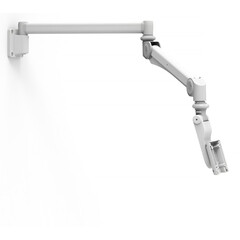 Страничен изглед на стенна стойка за медицински монитор