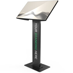 Страничен изглед на Maclocks Brandable VESA Floor Stand