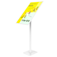 Swift Floor Stand for the Samsung E-Paper Smart Signage - White