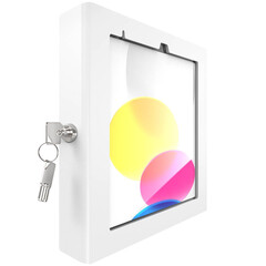 Maclocks by Compulocks Apex Secured Enclosure Wall Mount White - Apple iPad 10th-11th (A16) Gen