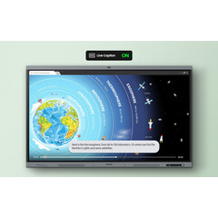 Суптитри на живо с интерактивен дисплейSamsung Interactive Display WA65FX-P  - All-in-One, camera, Android 15,Google EDLA