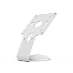 Бяла стойка за таблет за стена или плот