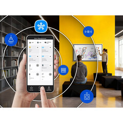 БЕзжично споделяне на информация с Samsung The Flip WM85FX  -  интерактивен дисплей 85"