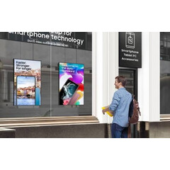 Дигитална реклама на витрина - Samsung OM32DX  - рекламен дисплей за витрина 32"