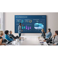 Samsung QH115FX - 115" Рекламен дисплей 4K конферентен дисплей за голяма зала за срещи