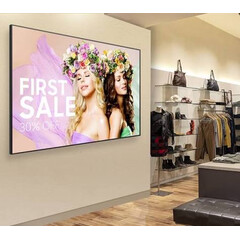 Samsung QP105DX - 105" ултраширок, 5K дисплей за реклама в мол