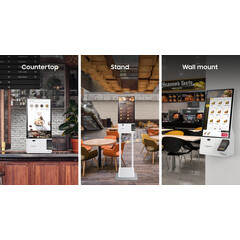 Видове монтаж на Samsung Kiosk