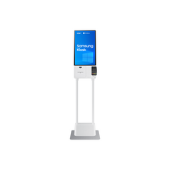 Киоск за самообслужване Samsung Kiosk KM24C-5 с добавен терминал за плащане