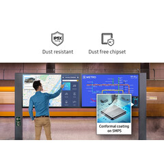 Samsung QM55BT - професионален сензорен дисплей 55"