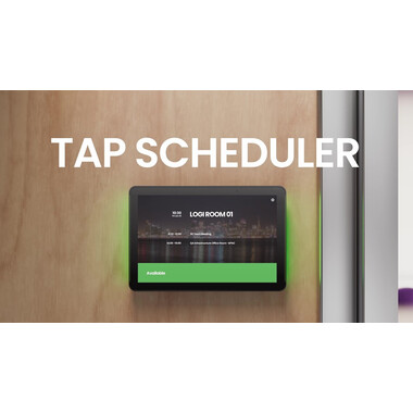 Logitech Tap Scheduler  - 10.1" панел за планиране на заседателни зали