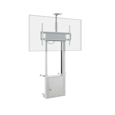 Hagor HP Twin Lift FW-W - Подова стойка до стена с моторизирано повдигане за дисплей от 55" до 86”