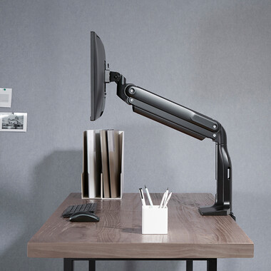 Hagor Gasliftarm Single - подвижна стойка за монитор от 17" до 43", наклон и завъртане