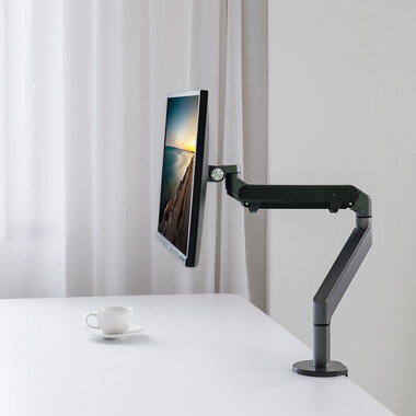Hagor Gasliftarm Medium Single - подвижна стойка за монитор от 15" до 32", наклон и завъртане