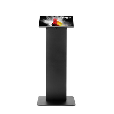 Hagor vis-it Tilt Black - тотем стойка за вътрешен монтаж за дисплей от 22" до 43" с наклон