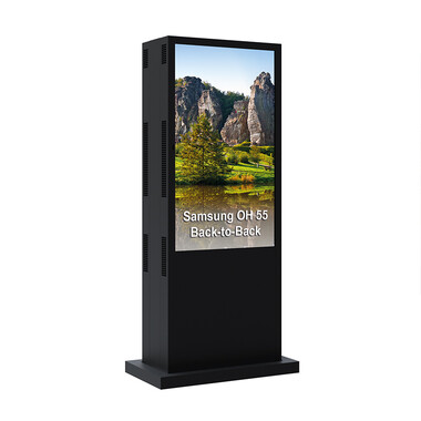 Hagor ScreenOut Pro OH55 Back-to-Back - външна тотемна стойка за два дисплея Samsung OH55