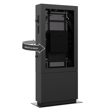 Hagor SOPK Back-to-Back 65” - тотем стойка за външен монтаж за два дисплея 65"