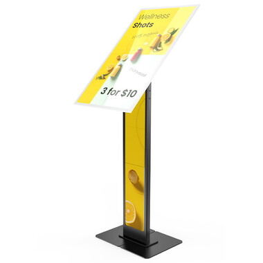 Brandable Floor Stand for the Samsung E-Paper Smart Signage - Black