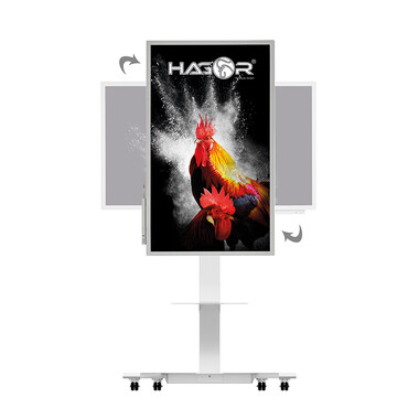 Hagor ST SA Flip II 65″ - Мобилна стойка за интеарктивен дисплей Samsung Flip 65"