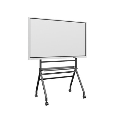 Hagor Flip Stand Scandio Black 75 | 85″ - Мобилна стойка за  интерактивни дисплеи Samsung Flip 75“/85"