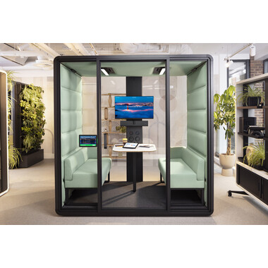 Jabra Scheduler - дисплей за резервация на заседателна зала
