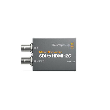 BLACKMAGIC DESIGN MICRO CONVERTER BIDIRECTIONAL SDI/HDMI 12G (INCL PS)