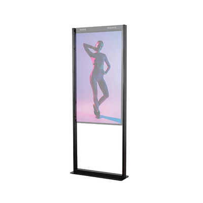 B-Tech BT8326 - Стойка за под за двустраннен рекламен дисплей Samsung OM55N-D