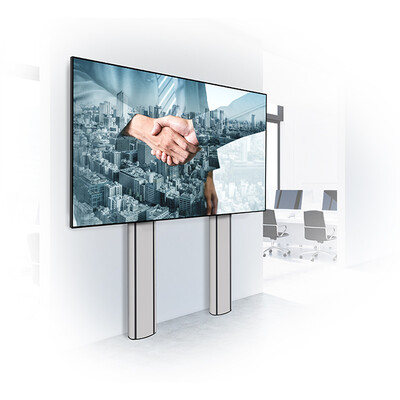 B-Tech BT8707 - подова стойка за монтаж на дисплей до 100" до стена