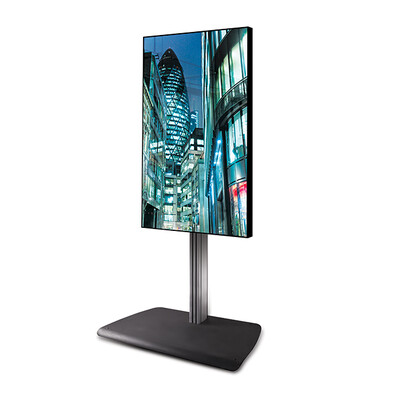 B-Tech BTF843 - подова стойка за дисплей до 85" портретна ориентация