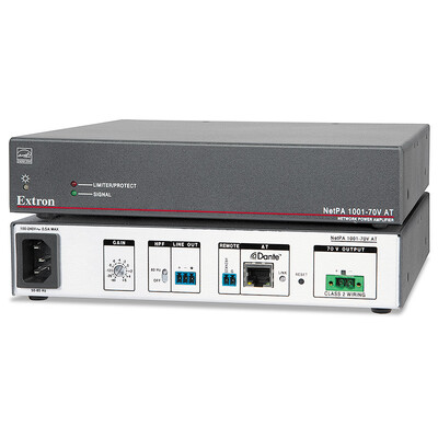 Extron NetPA 1001-70V AT Dante Amp - аудио усилвател
