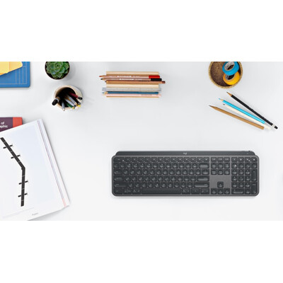 Logitech MX Keys for Business - Бизнес премиум клас клавиатура Bluetoot, Logi Bolt, USB