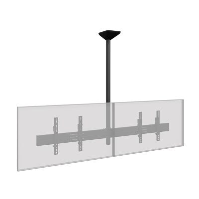 Hagor CPS Menuboard D2L - Менюборд за таван за 2 дисплея от 46" до 65″ пейзаж и наклон