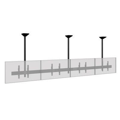 Hagor CPS Menuboard D4L - Менюборд за таван за 4 дисплея от 46" до 65″ пейзаж и наклон