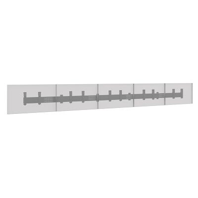 Hagor CPS Menuboard W5L - Стойка за стена за 5 дисплея от 32" до 43″ пейзаж и наклон
