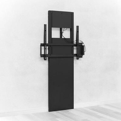 Hagor WH Moto Slim Stud-wall - Подова стойка до стена с моторизирано повдигане за дисплей от 46" до 86”