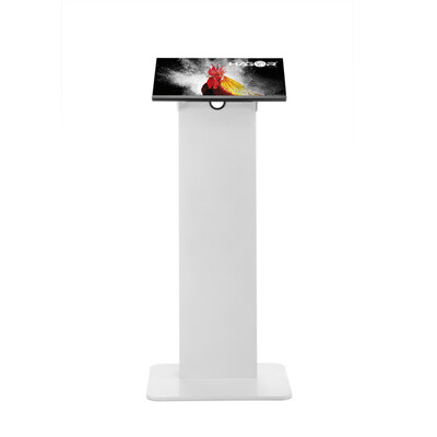 Дигитален тотем Vis-it Tilt 24 за вътрешна инсталация в пейзажна ориентация с наклон