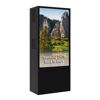 Hagor ScreenOut Pro – OH75 Back-to-Back - външна тотемна стойка за два дисплея Samsung OH75