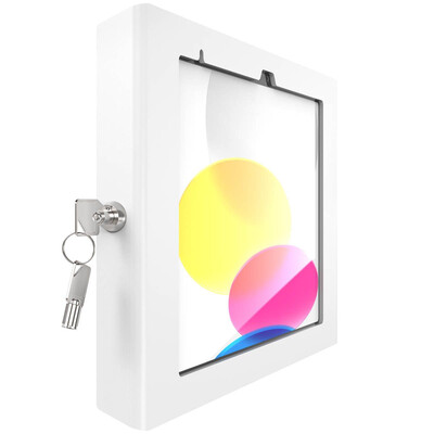Maclocks by Compulocks Apex Secured Enclosure Wall Mount White - Apple iPad 10th-11th (A16) Gen