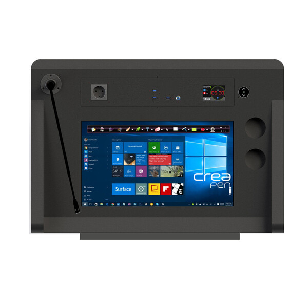 Контролен панел на презентатора на Digital Podium DL22A - дигитална катедра