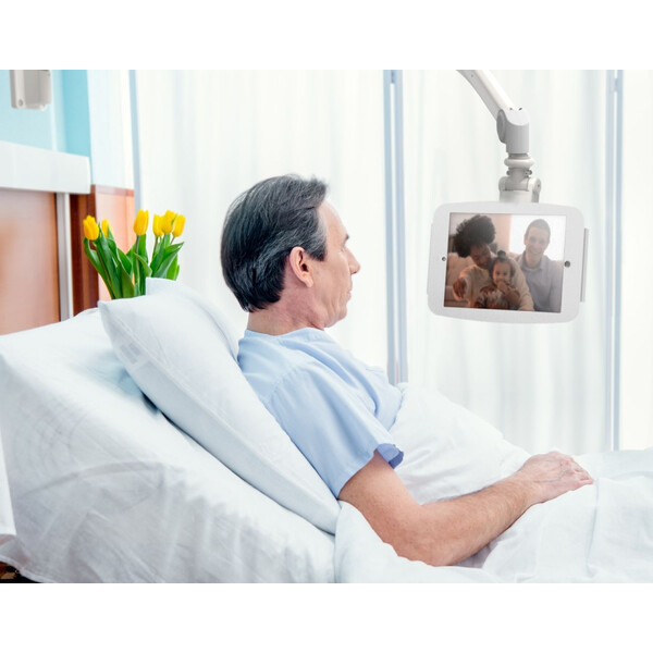 Maclocks Medical Monitor Mount with Extra Long Articulating Arm - Reach