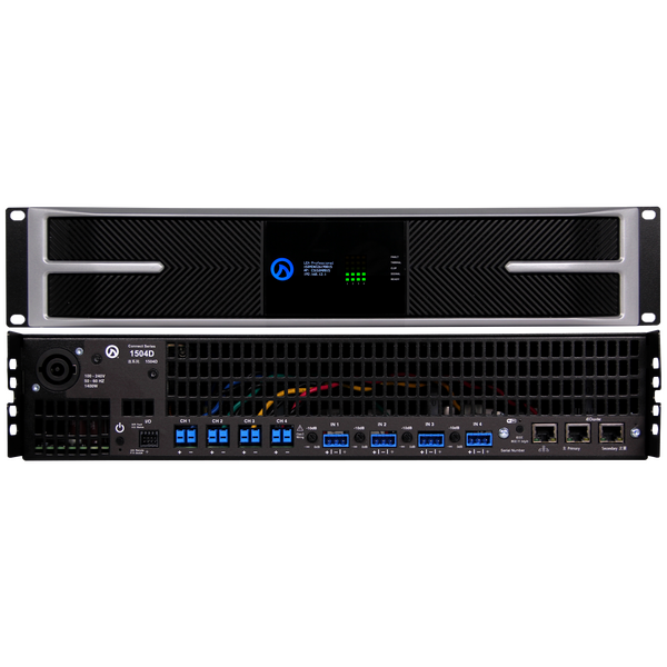 LEA Dante Amplifier CS1504D-G – 4-канален IoT усилвател 1500W (Government Edition)