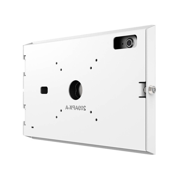 Заден изглед на Maclocks by Compulocks Apex Secured Enclosure Wall Mount White - Apple iPad 10th-11th (A16) Gen