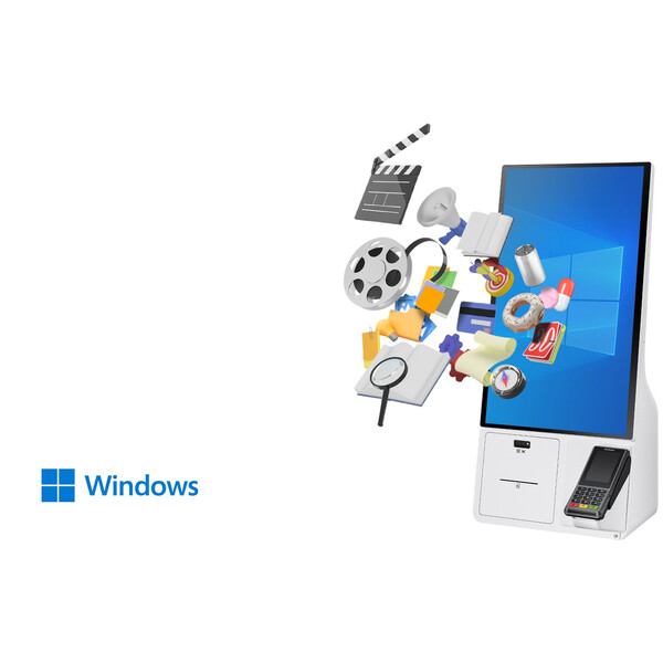 All in One решение на Samsung за дигитален киоск за самообслужване с Windows OS