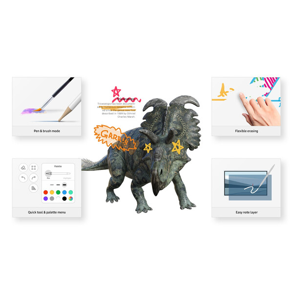 Samsung Flip Pro WM75B -  интерактивен дисплей 75" за класна стая