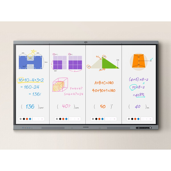 Споделяне на екрана на Samsung Interactive Display WA86FX-P - All-in-One, camera, Android 15,Google EDLA