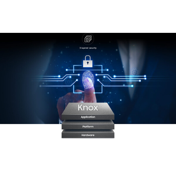 Софтуерна защита наSamsung KM24A - дисплей с процесор за дигитален киоск за самообслужване, Tizen OS