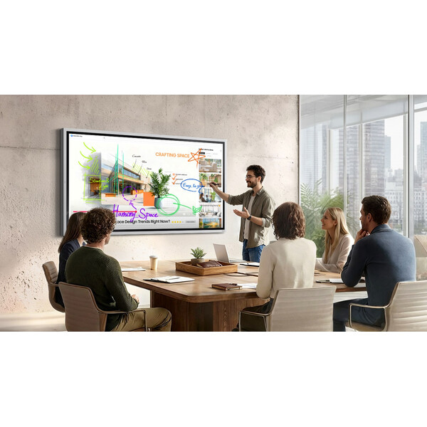Дисплей за срещи на екипа Samsung The Flip WM55FX  -  интерактивен дисплей 55"