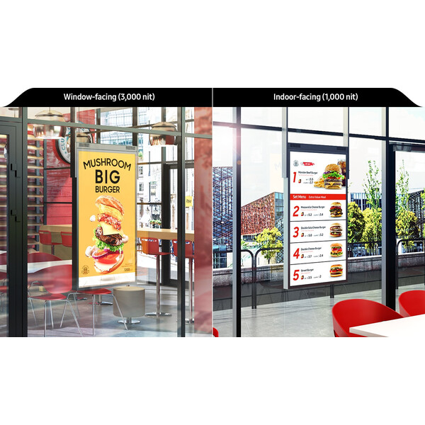 Samsung OM46B  - рекламен дисплей за витрина 46"